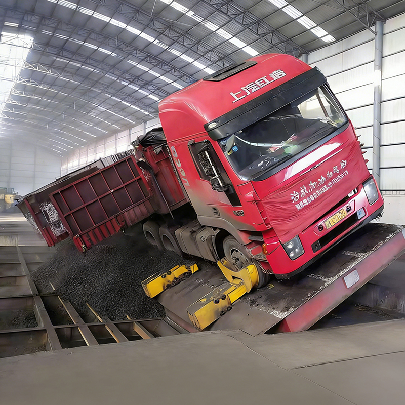 Dumpers pour camions à rotation latérale Dumpers pour camions à rotation latérale